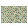 thumbnail image 1 of Retro Cutting Board, Colorful Pattern with Striped Circles on Grungy Background Funky Abstract and Spotty, Decorative Tempered Glass Cutting and Serving Board, Small Size, Multicolor, by Ambesonne, 1 of 1