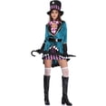 thumbnail image 4 of Disfraz de mago de Alicia en el país de las maravillas, talla M-XL, para Halloween, para jugar al circo y actuar en el escenario, 4 of 5