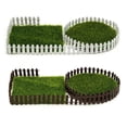 thumbnail image 4 of Wood Fence Plant Potted Landscape Decor Accessories Miniature Terrarium Mini Barrier DIY Garden Kit, 4 of 10