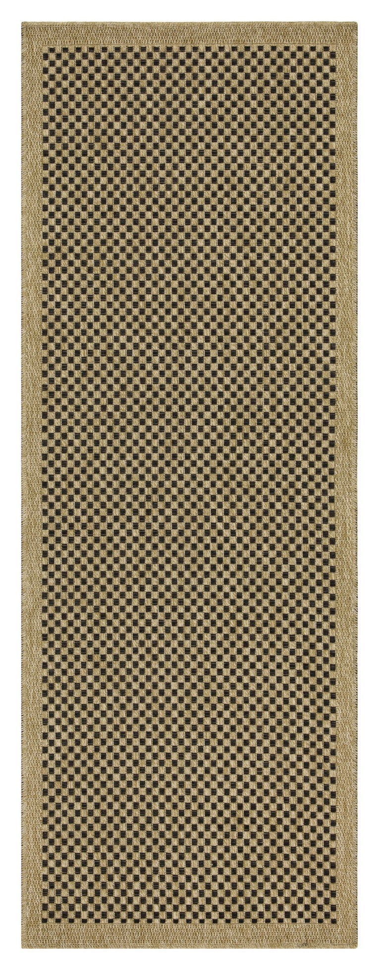 Nature 1003NTL Jute/Black 7'10" x 10'3" Indoor / Outdoor Rug