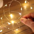 thumbnail image 2 of Guirnalda de luces LED de alambre de cobre de 1 m y 2 m para iluminación navideña, guirnalda de hadas para decoración de árboles de Navidad, bodas y fiestas, 2 of 5