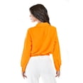thumbnail image 3 of Blusa escote cruzado Roman Fashion /Juvenil, 56959 (Naranja) naranja M, 3 of 6