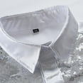 thumbnail image 3 of Men's Sequin Dress Shirt 70s Disco Long Sleeve Shiny Tops Solid Color Button Up Blouse Prom Party Costume, 3 of 6
