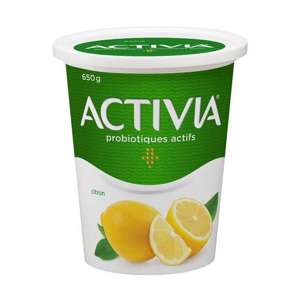 Activia Yogourt probiotique, saveur citron 650 GR yogourt