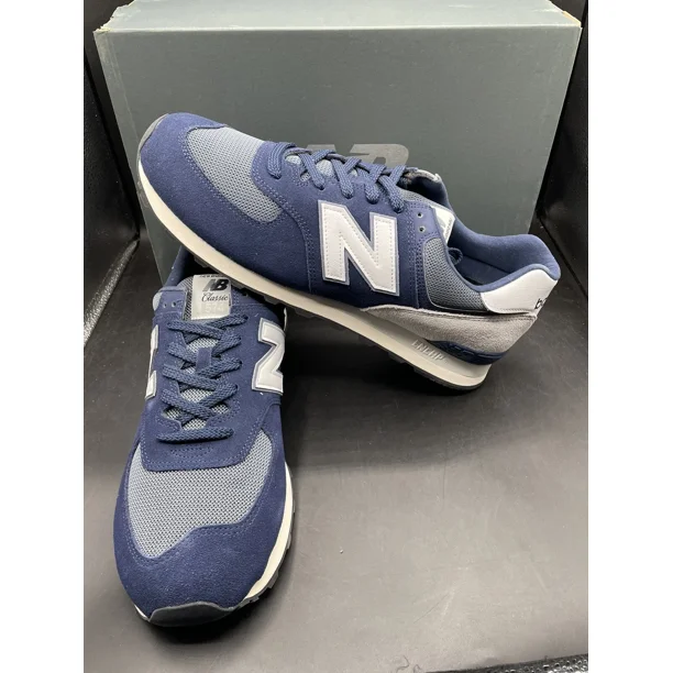 New Balance 574 Classic Sneakers Mens Shoes Size 15 Blue White U574PO2
