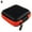 Red, variant on HEVIRGO Square Pocket Hard Case Storage Bag for Headphone Earphone Earbuds TF SD Card EVA