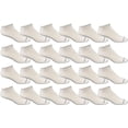 thumbnail image 3 of SOCKS'NBULK 24 Pairs of Low Cut Ankle Socks for Men and Women, Bulk Pack, 3 of 4