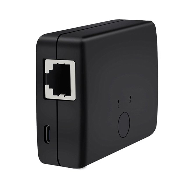 Langgg Mini 1-output Network Switch LAN Switcher Antistatic Sharing Adapter Hub Splitter Box Tester Fast Heating Dissipation PC
