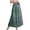 Mint Green, variant on Ludearly Women's Chiffon White Flowy Maxi Skirts Boho Summer Elastic Waisted Pleated A Line Long Skirt for Women