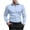 #Light Blue, variant on DPTALR Men's Fashion Casual Solid Color Collar Button Pocket Long Sleeve Shirt,Light Blue, M