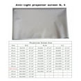 thumbnail image 5 of Metal Anti-Light 16:9 Scale Projector Screen 60 84 100 120 133 Inches Portable Home Outdoor Office HD Projection Curtain ,Wrinkle-Free, 5 of 7