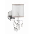 thumbnail image 2 of 5621-CH Crystorama Lighting Hampton - One Light Wall Sconce-Polished Chrome Finish, 2 of 7
