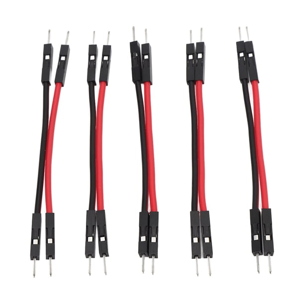 Cable de conversión esc del motor, 5pcs rc cepillado cable del motor 030 050 180 Universal 2.54 mm Puerto Masculino de 45 mm de Longitud para SCX24 axial