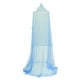 thumbnail image 2 of Cortina mosquitera redonda de encaje para cama, elegante color blanco, 2 of 4