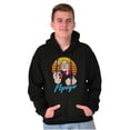 thumbnail image 5 of Popeye The Sailor Man Retro Sunset Hoodie Sweatshirt Women Men Brisco Brands S, 5 of 6