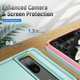 thumbnail image 4 of Jiahe Cover for Pixel 7A Case, Google Pixel 7A Case, Military Grade Drop Tested Heavy-Duty Rugged Shockproof Hybrid Protective Wireless Charging Case for Pixel 7A 6.1 inch, Green+Pink, 4 of 7