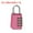 Pink, variant on Uxcell Combination Lock, 4 Digit Padlock Combination Outdoor Waterproof Locker Lock for Gym Luggage Home Sport Hasp Storage Black