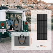 Foldable Solar Panel 400W Lightweight Portable Waterproof with Adjustable Support for RV Campervan