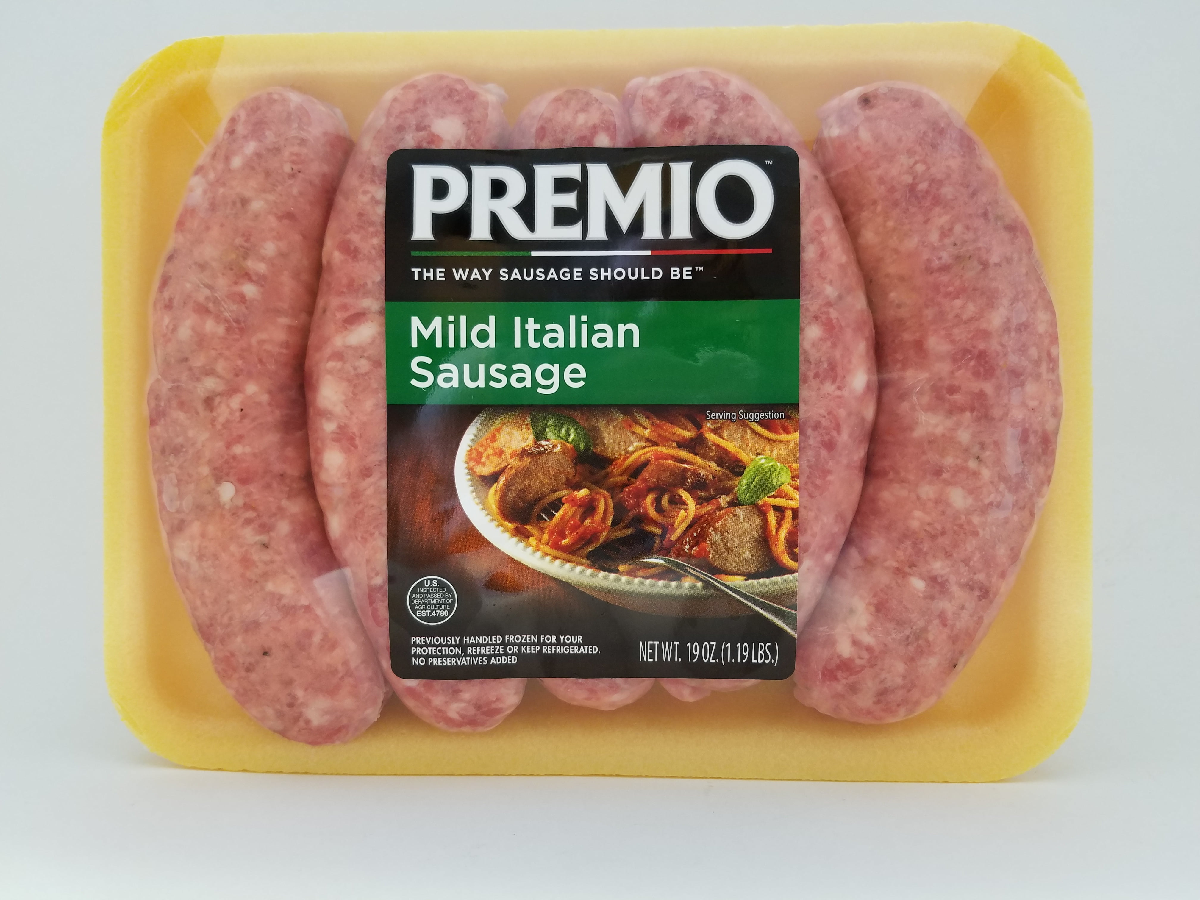 Premio Mild Italian Sausage 19oz