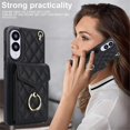 thumbnail image 2 of For Samsung Galaxy S25 Edge 5G Case Premium PU Leather Accordion Folding Wallet &Card Holder With RFID Shielding Material Phone Case With Adjustable Ring Holder And Detachable Crossbody ＆ Wrist Strap, 2 of 8