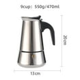Reayehane Glass&Bottle Stainless Steel Stovetop Coffee Maker Pot For