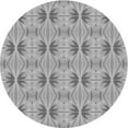 thumbnail image 1 of Ahgly Company Machine Washable Indoor Round Transitional Gray Area Rugs, 5' Round, 1 of 7