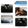 thumbnail image 2 of Qxltty Kong Ming Lanterns Lotus Pond Car Windshield Sunshades Foldable UV Rays Sun Visor Protector Keep Your Vehicle Cool 57×31.5in, 2 of 8