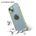 thumbnail image 4 of CoverON For Apple iPhone 14 Plus Phone Case, Clear Back Ring Holder Kickstand Cover, Green, 4 of 7