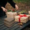 thumbnail image 3 of Gongc - 10 cajas de regalo cuadradas negras con tapa - Caja de cartón para manualidades, 3 of 5