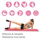 thumbnail image 2 of 5PCS Sports Exercise Resistance Loop Bands Set Elastic Band Set with Carry Bag for Yoga Home Gym Training, 2 of 5