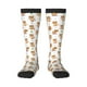 thumbnail image 1 of Fotbe Tigers go in for Sports Calcetas Divertidas Estampadas para Hombre y Mujer, Calcetas de Algodón hasta la Rodilla para Caminar, Correr, Enfermería y Embarazo, 1 of 6
