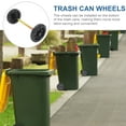 thumbnail image 5 of 1 Set  Outdoor Trash Can Thickened Wheels Hollow Shaft Durable Garbage Can Pulley, 5 of 6