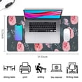 thumbnail image 5 of Long Mouse Pads for Desk,Pioneer Flower Floral Print Pattern Desk Mats on Top Of Desks, Desk Mouse Pad Extra Large with 3mm Non-Slip Base and Stitched Edge for Gaming,Office,Work,Home 31.5"x15.7", 5 of 6
