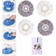 thumbnail image 4 of Piezas Spin Mop Head Mop Head Mop Heads Reemplazo de microfibra Mop Head Reemplazo Mop Head para Spin Mop Blanco y púrpura Kuyhfg Bienvenido a Kuyhfg, 4 of 5