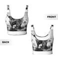 thumbnail image 4 of Yiaed Yak Print Ladies Waistcoat Women Sports Vest Vest Sports Women Sports Top Yoga Vest for women-Small, 4 of 8