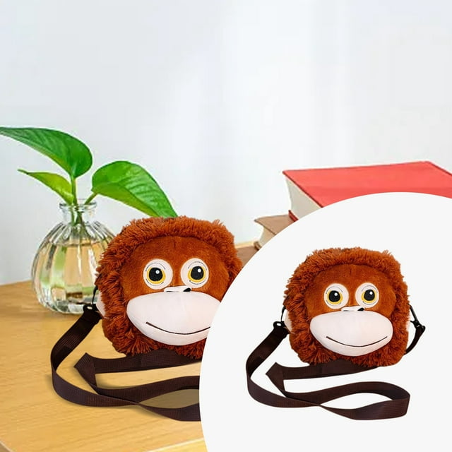 Funny Simulation Little Monkey Doll Backpack Toys - Children's Play Toys and Functional Backpack