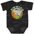 thumbnail image 3 of Inktastic 1st Trip to Zoo Animals Boys or Girls Baby Bodysuit, 3 of 5