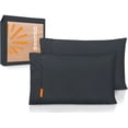thumbnail image 1 of Fundas de Almohada Lisas Dreamlab, Hipoalergenica, Tamaño Estandar, Color Grafito, 2 Piezas, 1 of 6