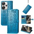 thumbnail image 1 of Funda Cartera FOXDOCK para Xiaomi POCO F6 , Flip PU con Relieve de Gatos y Perros, Tarjetero y Soporte, 1 of 6