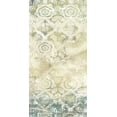 thumbnail image 2 of Vess, June Erica 18x32 Gold Ornate Wood Framed with Double Matting Museum Art Print Titled - Emerald Textile III, 2 of 4
