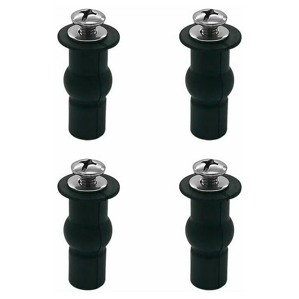 Toilet Lid Screws 4 Pack Plastic Toilet Seat Screws Universal Rubber