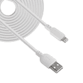 thumbnail image 6 of onn 10-Foot Lightning to USB Charging Cable – White, 6 of 8