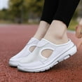 thumbnail image 6 of Daolelai Couple Men and Women Summer Mesh Half-Slippers Casual Shoes Breathable Sandals One-Step -On Closed-Toe Slippers, 6 of 9