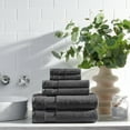 thumbnail image 4 of Host & Home Cotton Wash Cloths (12 Pack) - 13x13 in., Soft & Absorbent - Dark Grey, 4 of 9