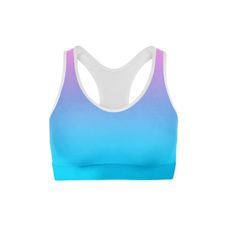 

Kioki Fika Pink Blue Ombre Sports Bra