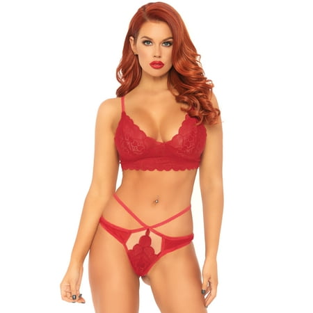 

Leg Avenue Plunge Sleeveless Strapless Lingerie Set (Women s) 2 Piece Set