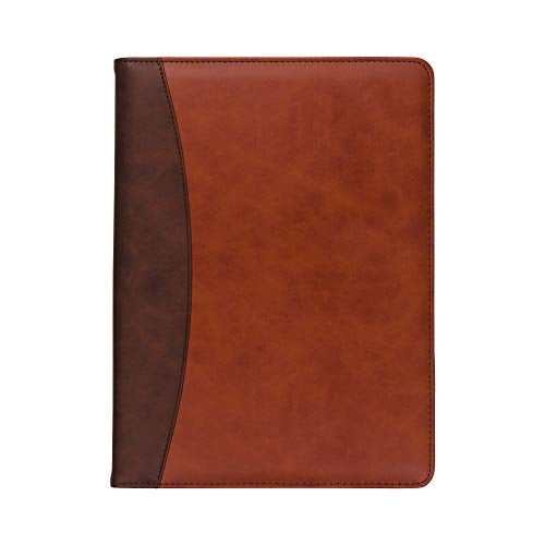 Padfolio Samsill Currículum Business en dos tonos con bloc de notas de 8.5 x 11