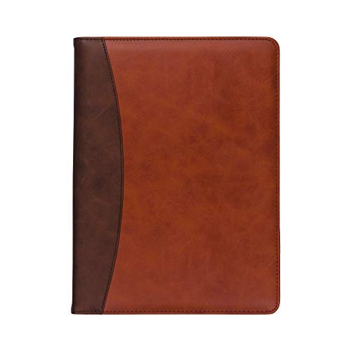 Padfolio Samsill Currículum Business en dos tonos con bloc de notas de 8.5 x 11