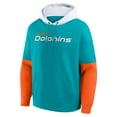thumbnail image 5 of Men's Fanatics Aqua Miami Dolphins Helmet Pullover Hoodie, 5 of 7