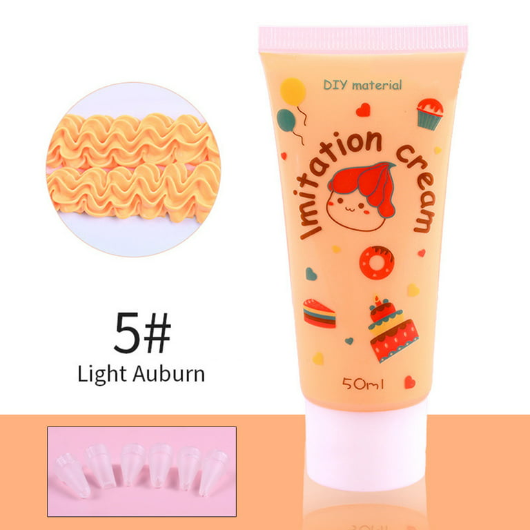 2 PCS*15ml Colourful Simulation Cream Glue, Decoden Cream Clay Glue –  NINI_LOVELY ACC.
